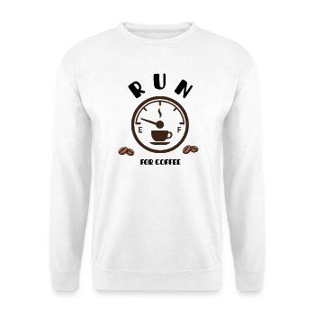 Conception du cadran du pointeur café - Sweat-shirt Unisexe - blanc - Devant