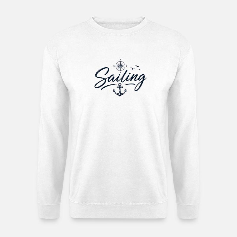 Sailing Love - Unisex Pullover - Weiß