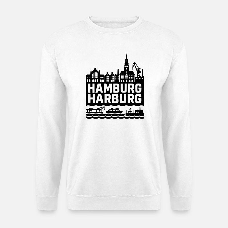 Hamburg Harburg - Unisex Pullover - Weiß