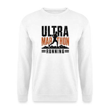 Course d’ultramarathon en détresse - Sweat-shirt Unisexe - blanc - Devant