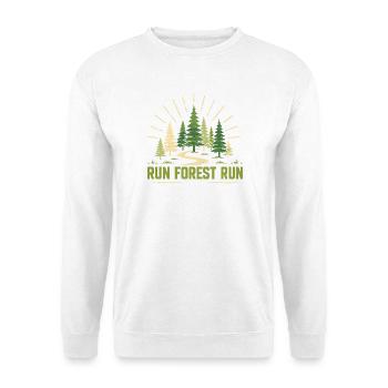 Trail Running - Run Forest Run - Unisex Sweatshirt - white - Front