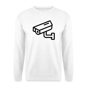 Surveillance camera - Unisex Sweatshirt - white - Front