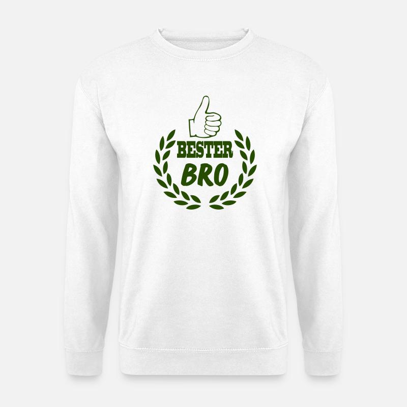 bester_bro - Unisex Sweatshirt - white