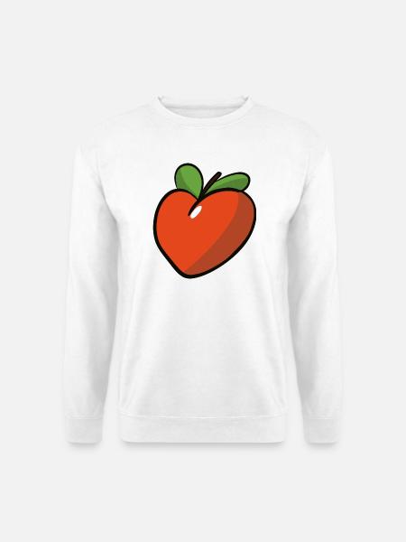 Peche_coeur - Unisex Sweatshirt - white