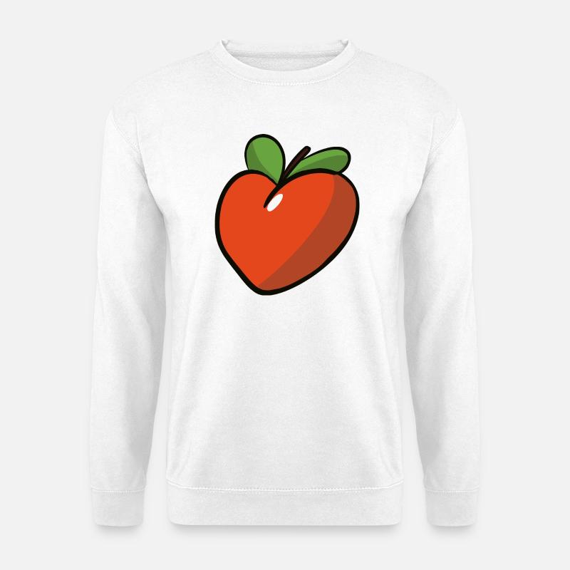 Peche_coeur - Unisex Sweatshirt - white