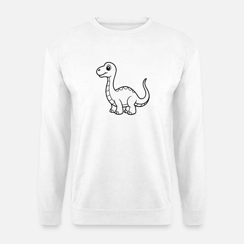 Dinosaurier - Unisex Pullover - Weiß