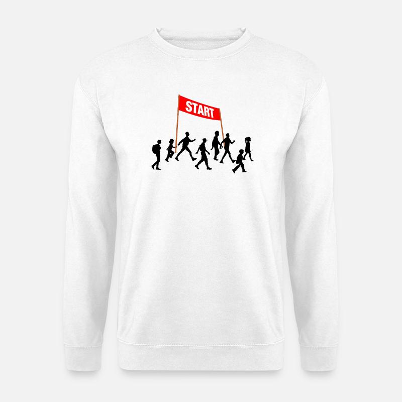Walking Start Team - Unisex Sweatshirt - white
