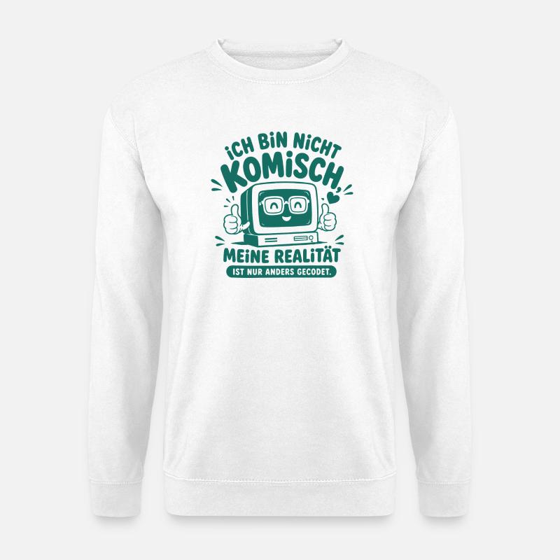 Nerd Realität Anders Gecodet - Unisex Pullover - Weiß