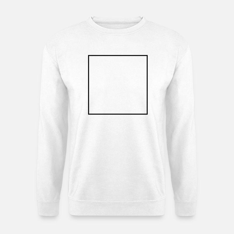 Square Empty - Unisex Sweatshirt - white