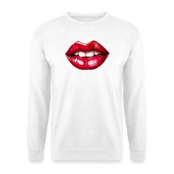 Lipps, Design #1 - Unisex Pullover - Weiß - Vorne