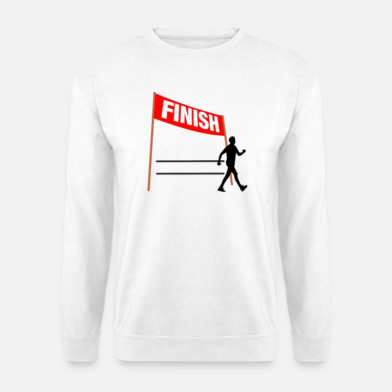 Walking Finish Custom Men - Unisex Pullover - Weiß