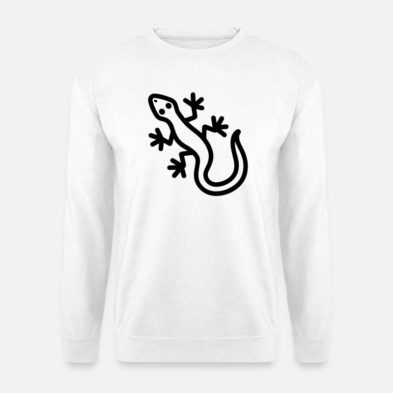 Eidechse - Unisex Pullover - Weiß
