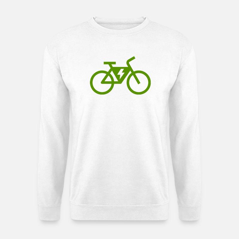 E-bike, E-Biker, Fahrradtour - Unisex Pullover - Weiß