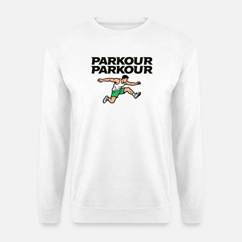 Parkour Freerunning - Unisex Pullover - Weiß