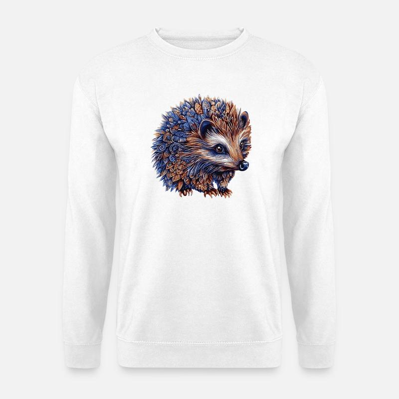 Igel Bunt - Unisex Pullover - Weiß