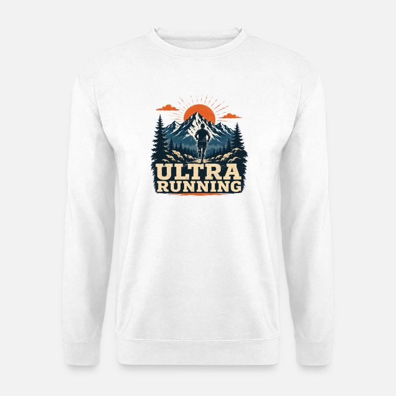 Ultra-Laufen - Unisex Pullover - Weiß