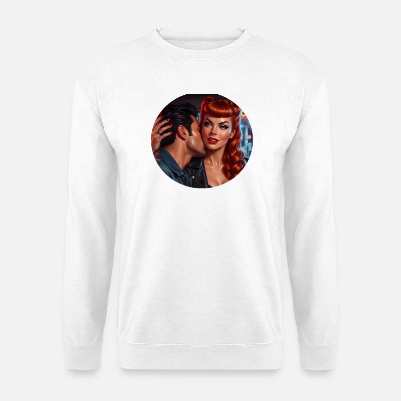 Nationale Nachthitze - Unisex Pullover - Weiß