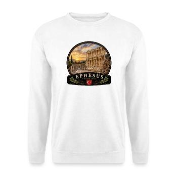 Ephesus Türkei Urlaub Ruinen Europa Asien - Unisex Pullover - Weiß - Vorne