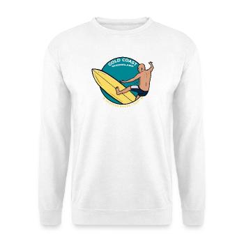 Gold Coast Queensland Snapper rockt tropische Brandung - Unisex Pullover - Weiß - Vorne