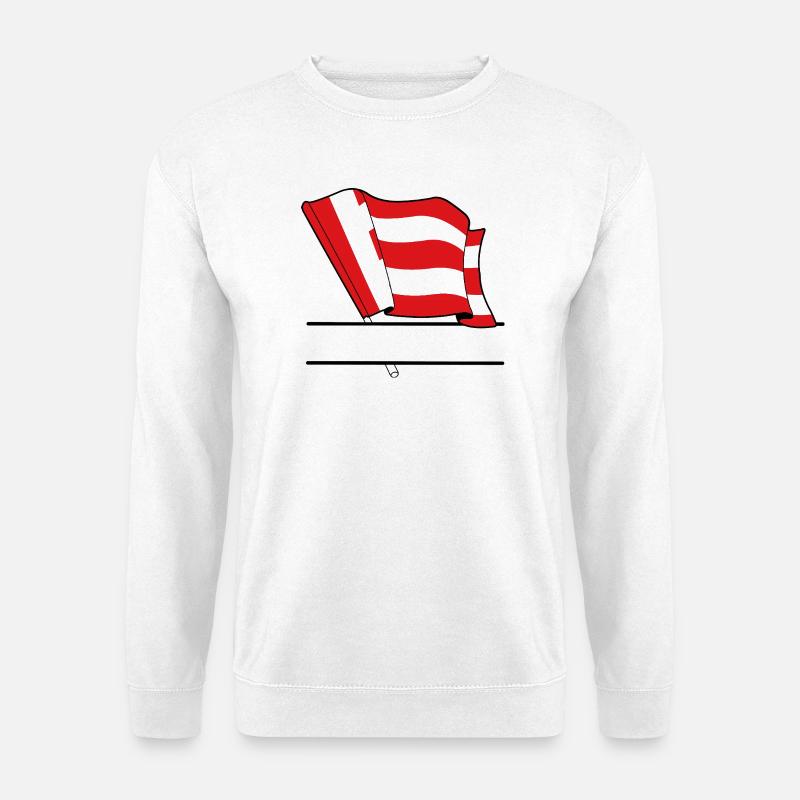 Eindhoven Custom Flag - Unisex Sweatshirt - white