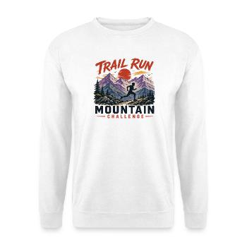 Trail Run - Mountain Challenge - Unisex Sweatshirt - white - Front