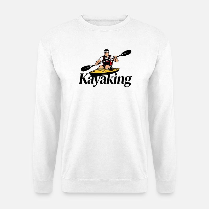 Kayaking - Unisex Sweatshirt - white
