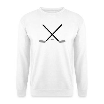 Hockey - Unisex Pullover - Weiß - Vorne