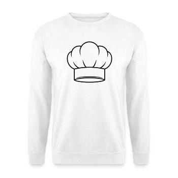 Chef Hat Vector Icon Design - Unisex Sweatshirt - white - Front