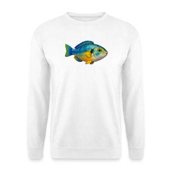 Bunter Fisch Aquarium Liebhaber - Unisex Pullover - Weiß - Vorne