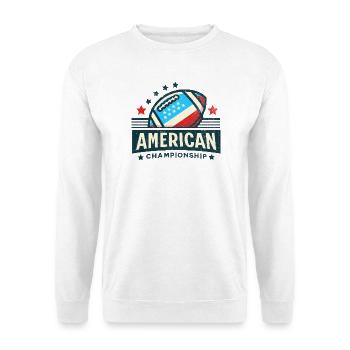 Victoire au championnat américain - Sweat-shirt Unisexe - blanc - Devant
