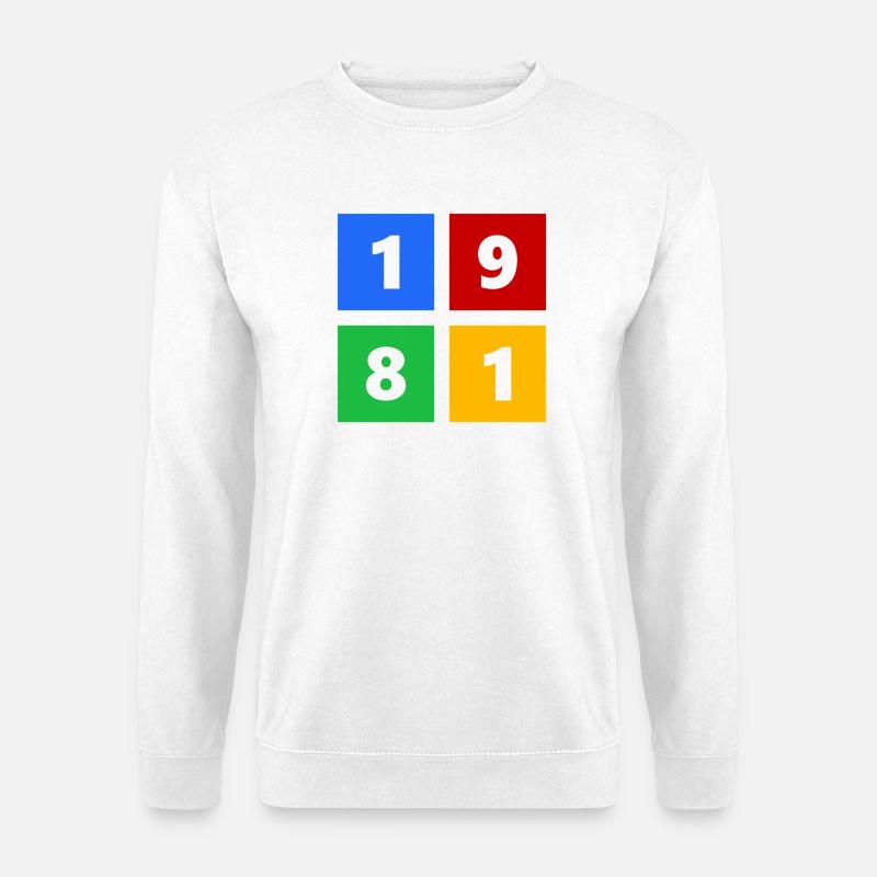 1981 - Unisex Pullover - Weiß
