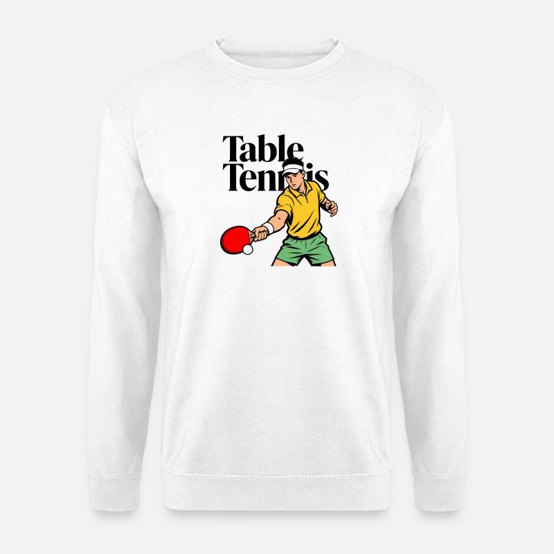 Table tennis - Unisex Sweatshirt - white