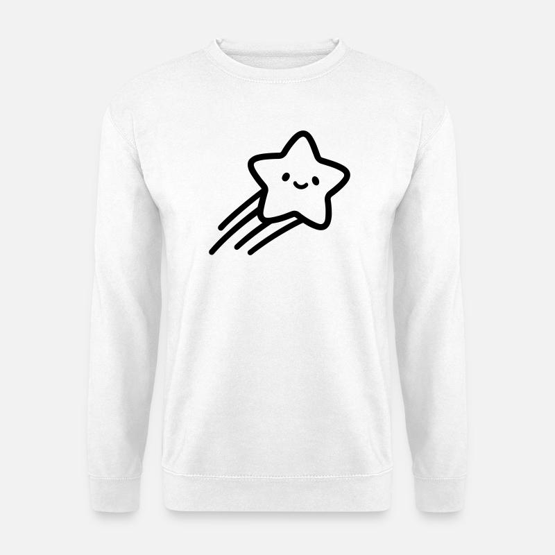Sternschnuppe - Unisex Pullover - Weiß