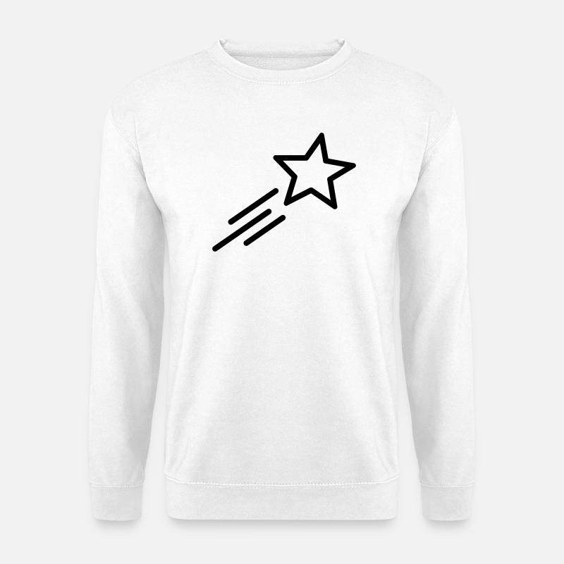 shooting star - Unisex Sweatshirt - white