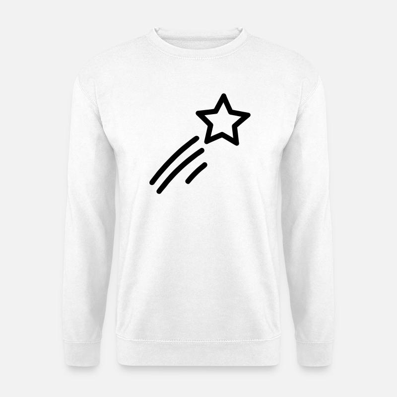 shooting star - Unisex Sweatshirt - white
