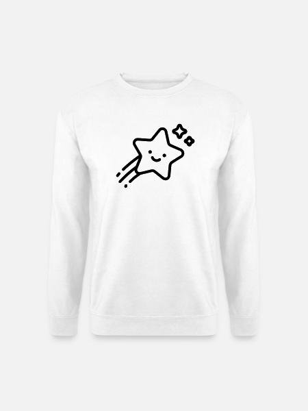 shooting star - Unisex Sweatshirt - white