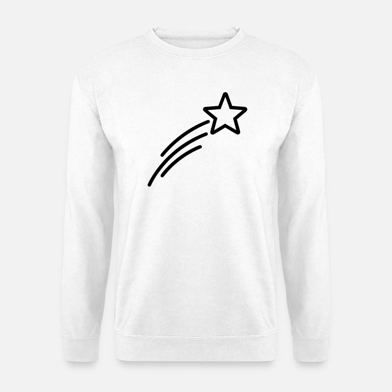 shooting star - Unisex Sweatshirt - white