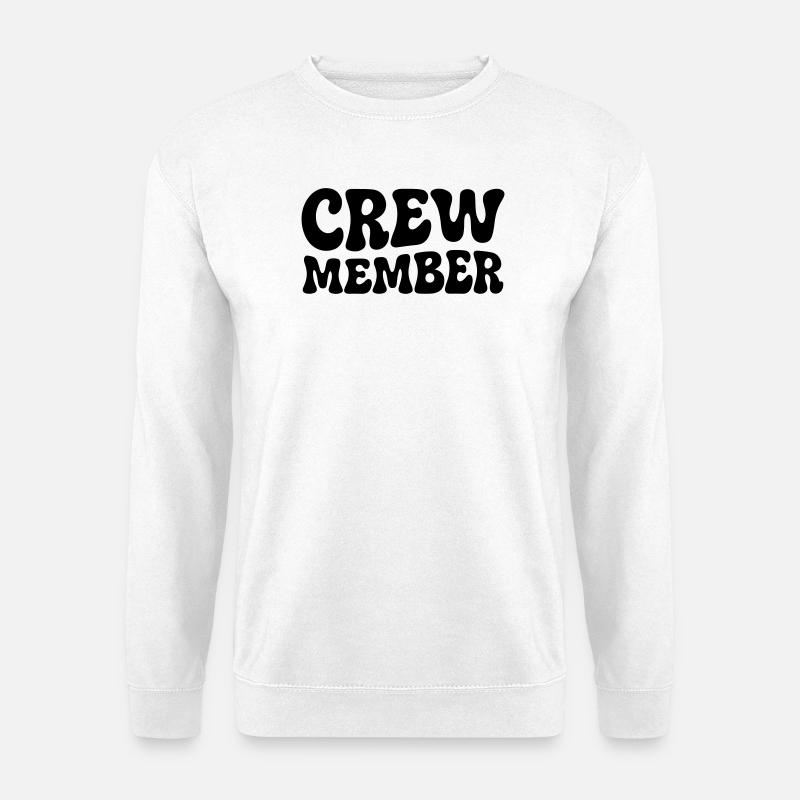 Crew Member - Unisex Pullover - Weiß