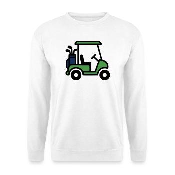 Golf cart Golf car Golf club Men - Unisex Sweatshirt - white - Front