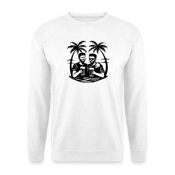 Palm Trees Beach Party - Unisex Sweatshirt - white - Front