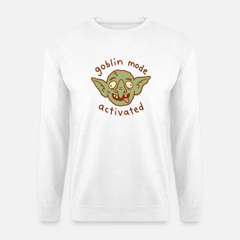 Goblin-Modus aktiviert - Unisex Pullover - Weiß