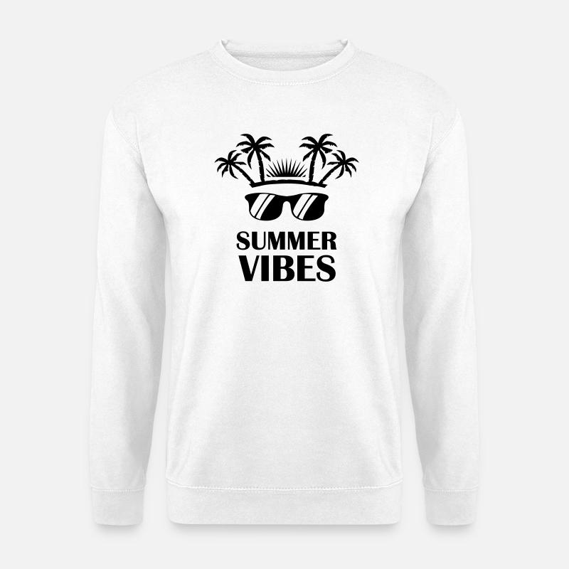 summer_vibes- - Unisex Pullover - Weiß
