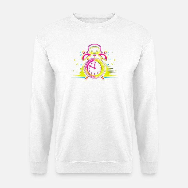 Synthwave de réveil - Sweat-shirt Unisexe - blanc