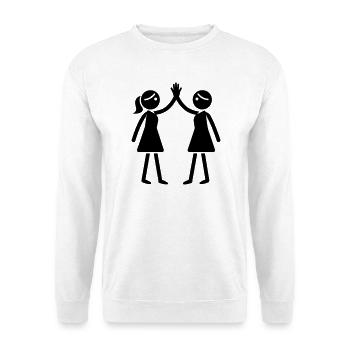 Amitié Meilleures amies - Sweat-shirt Unisexe - blanc - Devant