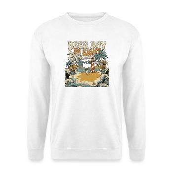 Baie de bière en vue - Sweat-shirt Unisexe - blanc - Devant