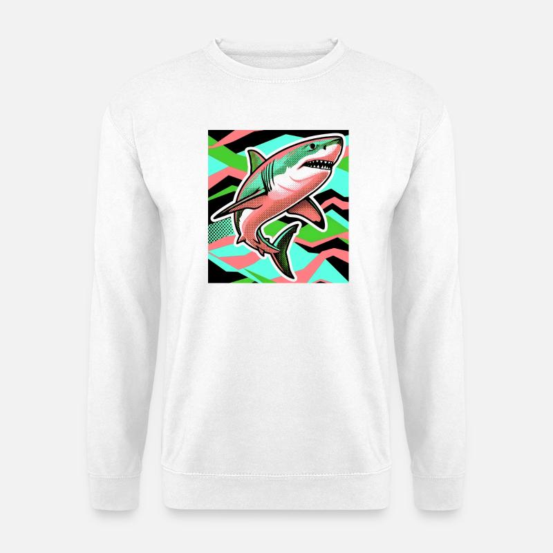Hai - Unisex Pullover - Weiß