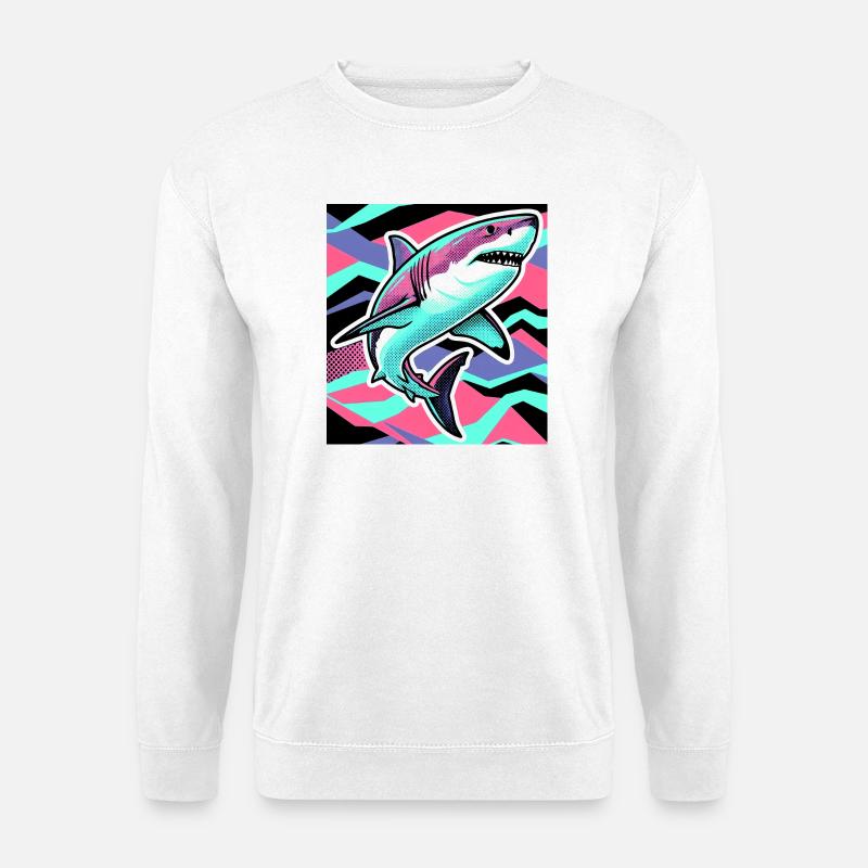 Hai - Unisex Pullover - Weiß