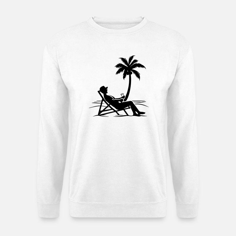 Summer Relaxing Holidays - Unisex Sweatshirt - white