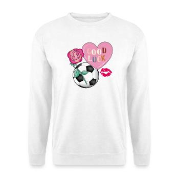 ich liebe Fußball - Unisex Pullover - Weiß - Vorne
