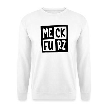 MECK-FURZ - Unisex Pullover - Weiß - Vorne